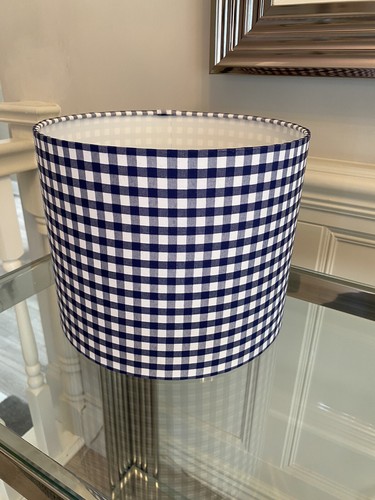 Handmade lampshade navy - lampshade, a