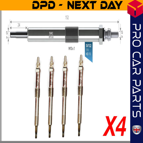 Glow plug fits - 4x,