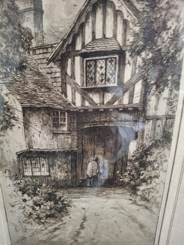 Etching james hospital - etching-,