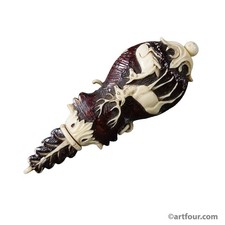 Antique Horn Snuff Box with