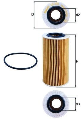 Oil filter ox370d - oil,