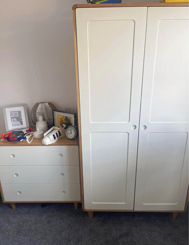 Solid wood 3pc - bedroom, set