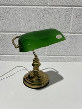 Vintage brass bankers desk - brass,
