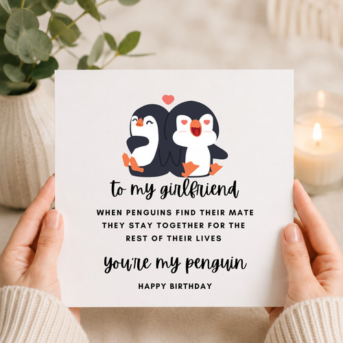 Personalised penguin birthday - penguin,