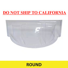 39 in. x 17 in. Plastic Round