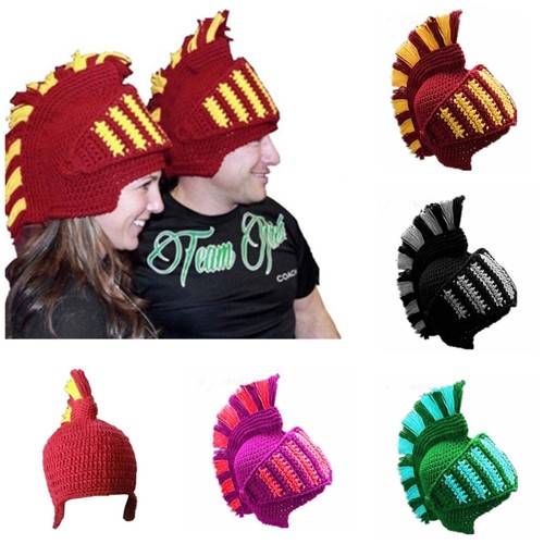 Crochet knit beanie hat roman - beanie,