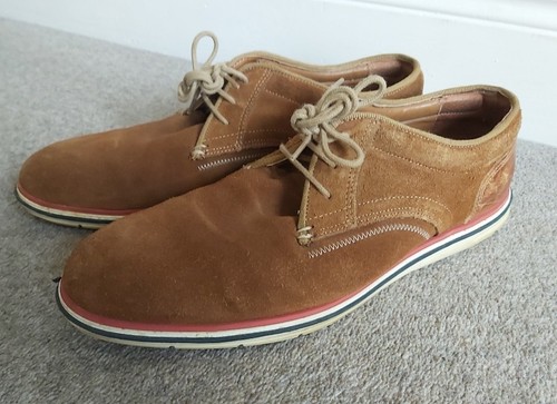Men brown suede - suede, 8
