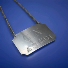 Solid Silver GIN Decanter