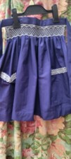 Vintage  Smocked  Apron Pinny