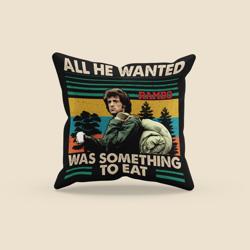 First blood rambo retro quote - first,