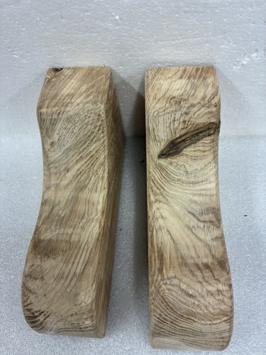 Pair handmade solid - solid, oak