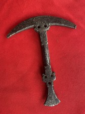 Rare Antique 17th/18th Century Flint Knapping Hammer Tool blacksmith ironwork 