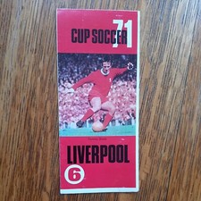 Liverpool 6 Cup Soccer 71 Fold