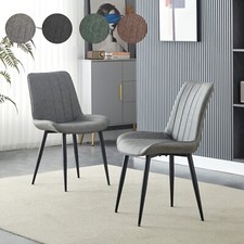 Set of 2 Dining Chair Faux
