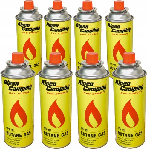 Butane gas bottles - 8,