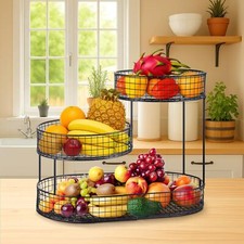 Metal Fruit Basket Rack