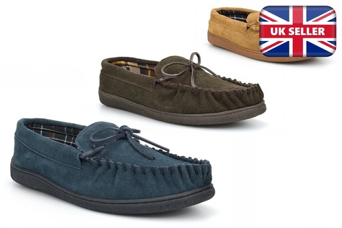 Mens moccasin slippers - mens,