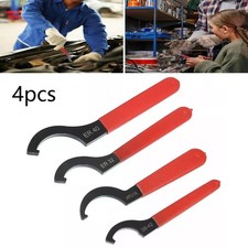4pcs Universal Coil Over Wrench Shock Spanner Adjustable C Shape Wrenches