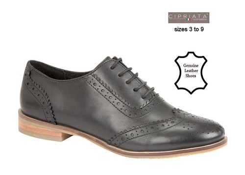 Cipriata womens leather brogue - leather,