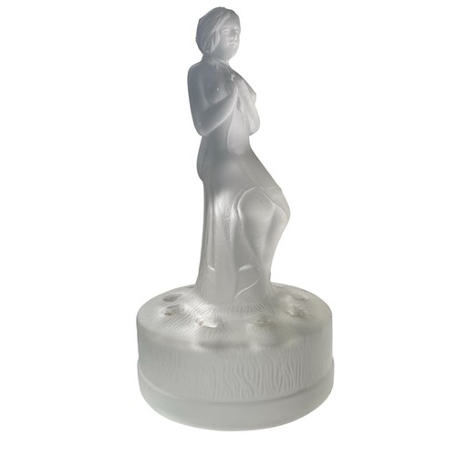 Art deco sowerby frosted glass - art,