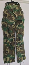 Original Vietnam ERDL Jungle Trousers Small Long Used US Army, USSF, Navy SEALS 