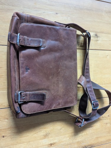 Brown leather rowallan satchel - rowallan,