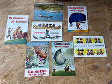 Vintage Guinness Advertising Postcards  - Original - Good Condition - 7