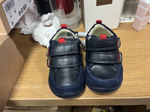 Next leather blue shoes size - shoes,