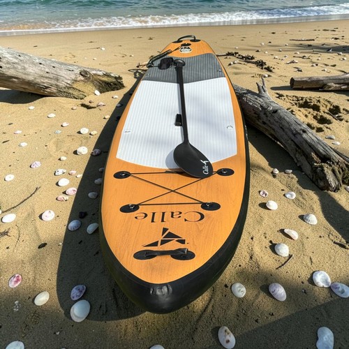 Paddle board with wood - board,