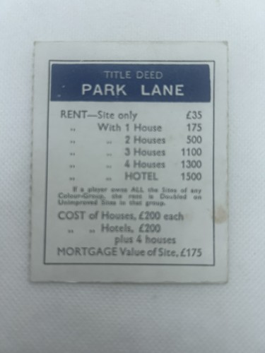 Monopoly vintage spare - monopoly,