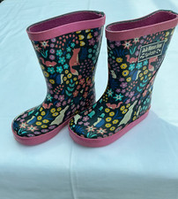 Child's splash wellies, JoJo mama bebe, size 7, pre owned.