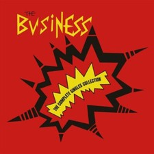 THE BUSINESS - THE PUNK SINGLES COLLECTION (LTD RED VINYL DLP)+ BADGE INC. SALE