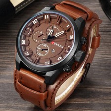 CURREN Men Quartz Watch Large