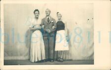 WW2 British Army POW Stalag 18A Prisoner Play Cast members out of focus 5.5x3.5"