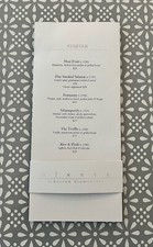 Heston Blumenthal Signed Dinner London Restaurant Menu Chef Signature Autograph