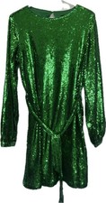 Next Green Sequin Embellished