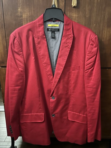 Men red blazer n - men’s, i.n.c