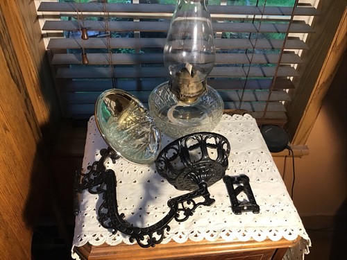 Antique cast iron holder - iron,