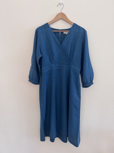 Toorallie linen dress - size, 12