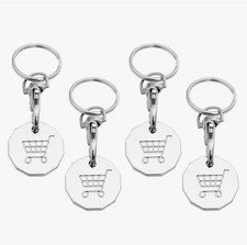 Shopping trolley token - 4x,