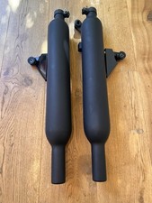 Genuine Triumph Bonneville T120 2025 BLACK CERAMIC EXHAUST SILENCERS - 0 miles.