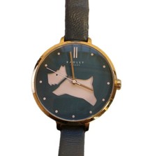 RADLEY WATCH Grey/Pink round face leather strap RY 2366 5N