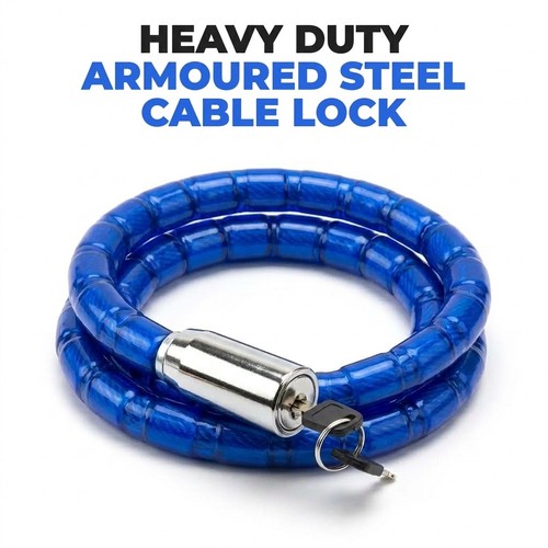 Armoured cable lock - armoured,