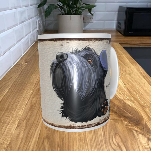 Schnauzer 11oz coffee mug - coffee,