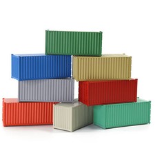 8pcs Different Colored HO