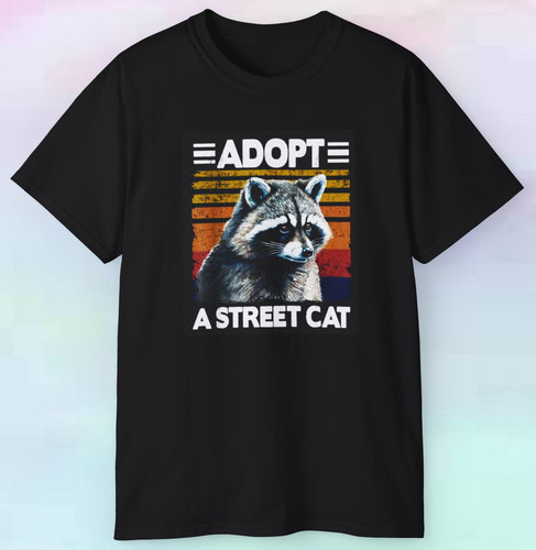 Adopt street cat shirt - street,