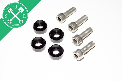Bucket seat mounting kit black - seat,