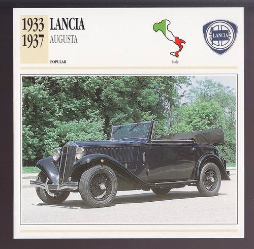 1933 1937 lancia augusta - lancia,
