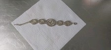 Unusual Old Pewter Bracelet