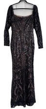 Boohoo Damask Sequin Fishtail
